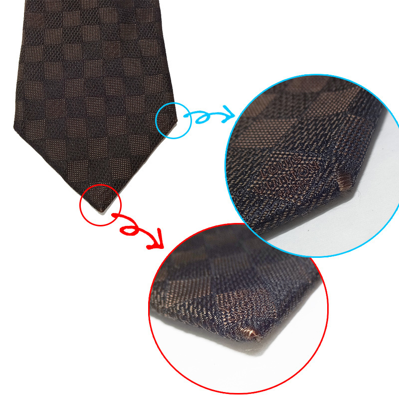 ネクタイ LOUIS ダミエ ルイヴィトン VUITTON シルク - – RECLO ダミエ