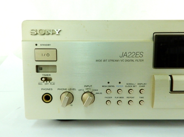 SONY MDS-JA22ES MDデッキ ソニー ESシリーズ MDレコーダー ジャンク