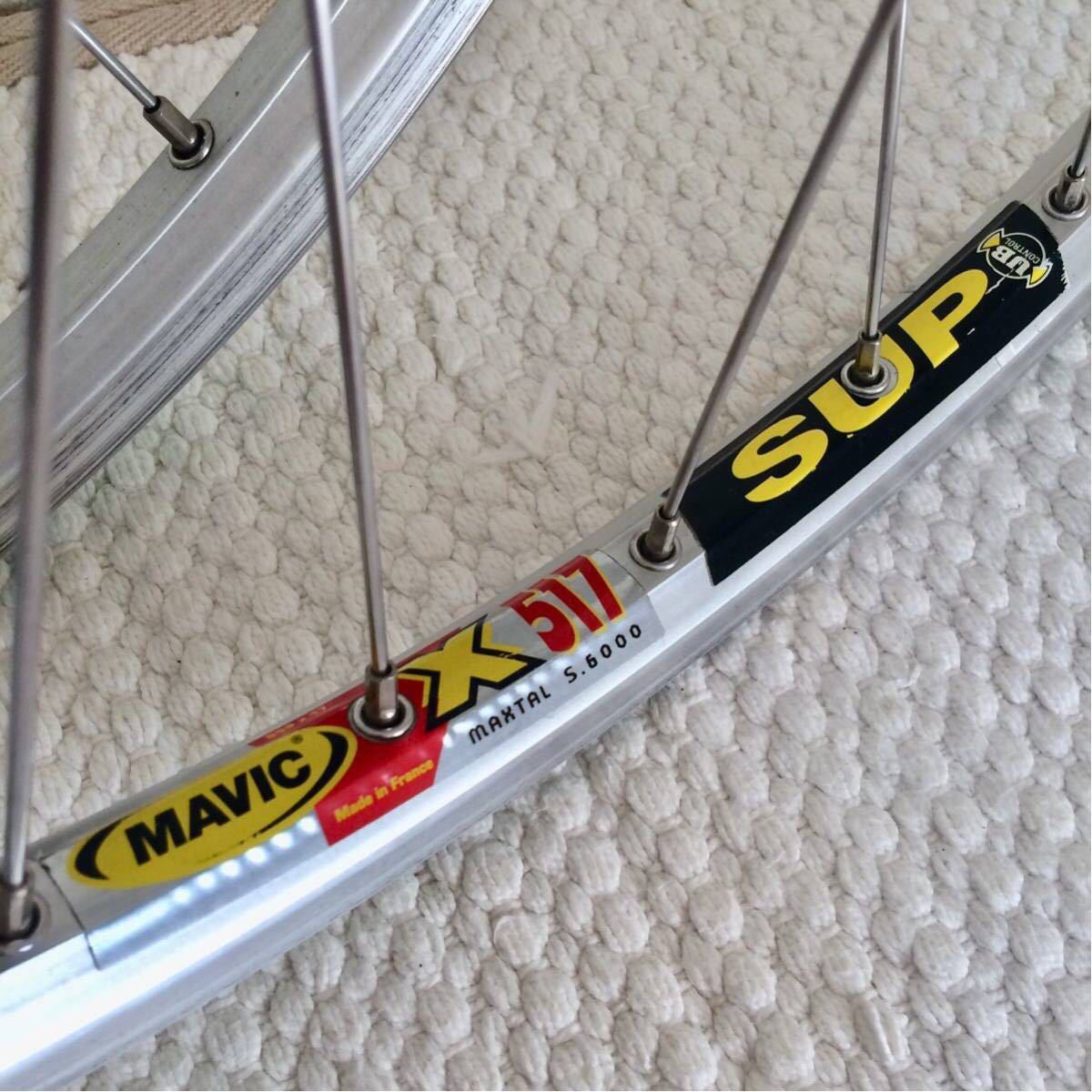 26インチ MTBホイール SHIMANO Deore XT 751/750ハブ× MAVIC X517 SUP