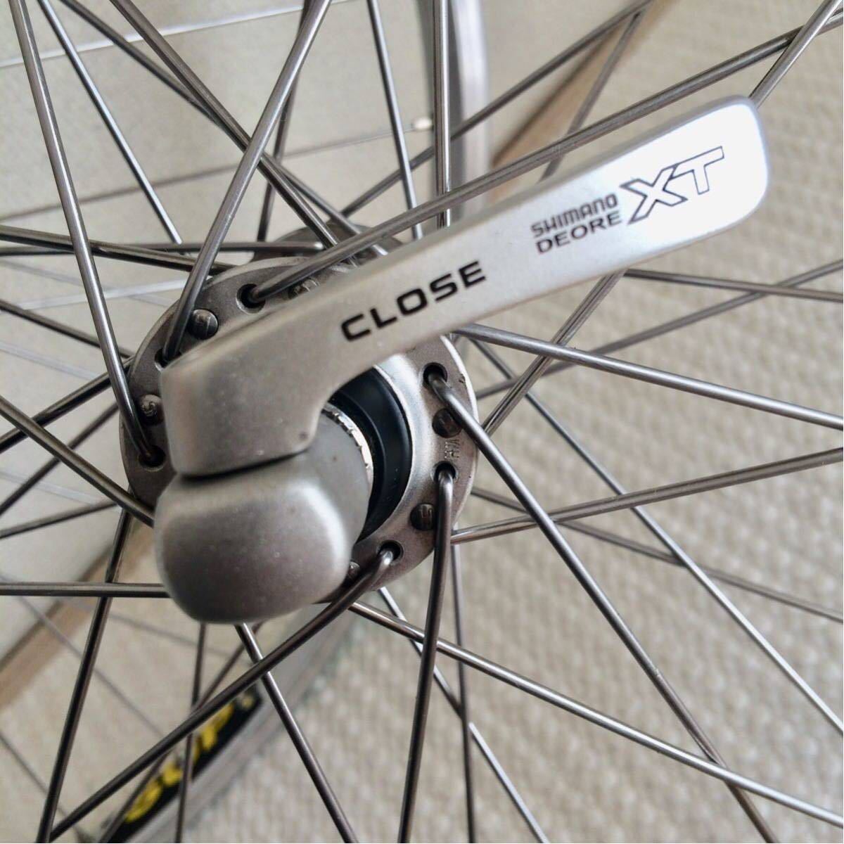 26インチ MTBホイール SHIMANO Deore XT 751/750ハブ× MAVIC X517 SUP