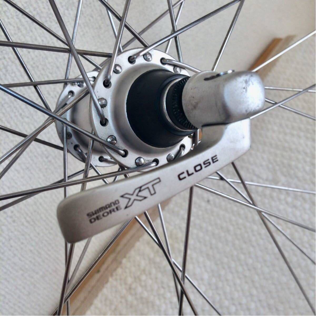 26インチ MTBホイール SHIMANO Deore XT 751/750ハブ× MAVIC X517 SUP