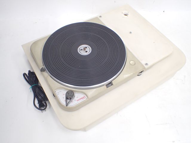 THORENS トーレンス ターンテーブル TD124 キャビネット付き ∀ 54818-3