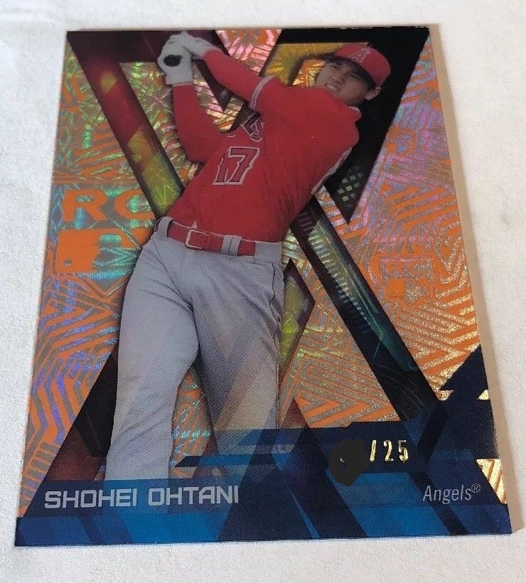topps high tek 大谷翔平 25枚限定 orange オレンジリフインサート