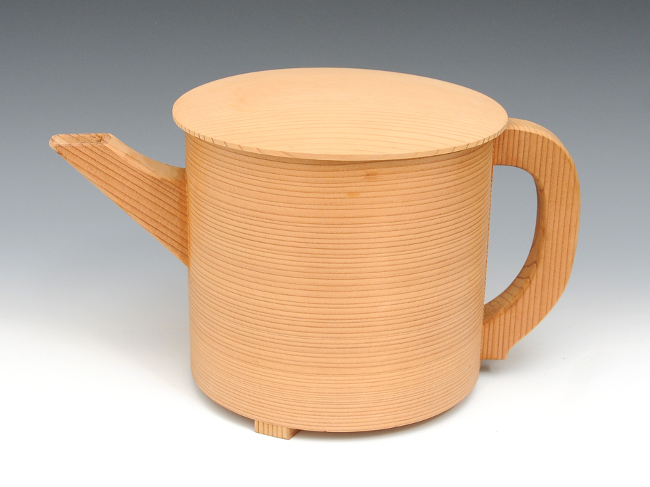 ☆初だし品 藤哲斎刀 漢詩花図彫竹茶合 茶量 煎茶道具