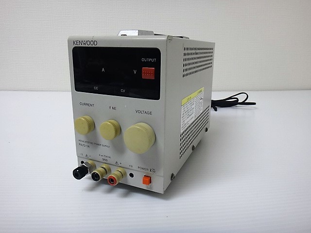 赤字超特価，セール KENWOOD ケンウッド 直流安定化電源 PA70-1A 100V-50/60Hz(アマチュア無線)｜売買されたオークション情報、yahooの商品情報をアーカイブ公開 - オークファン その他