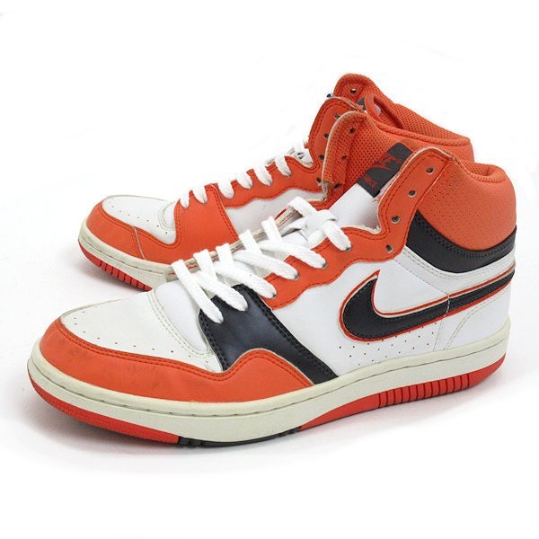 美品【27cm】ナイキNIKEコートフォースハイCOURT FORCE HIGHレザー 