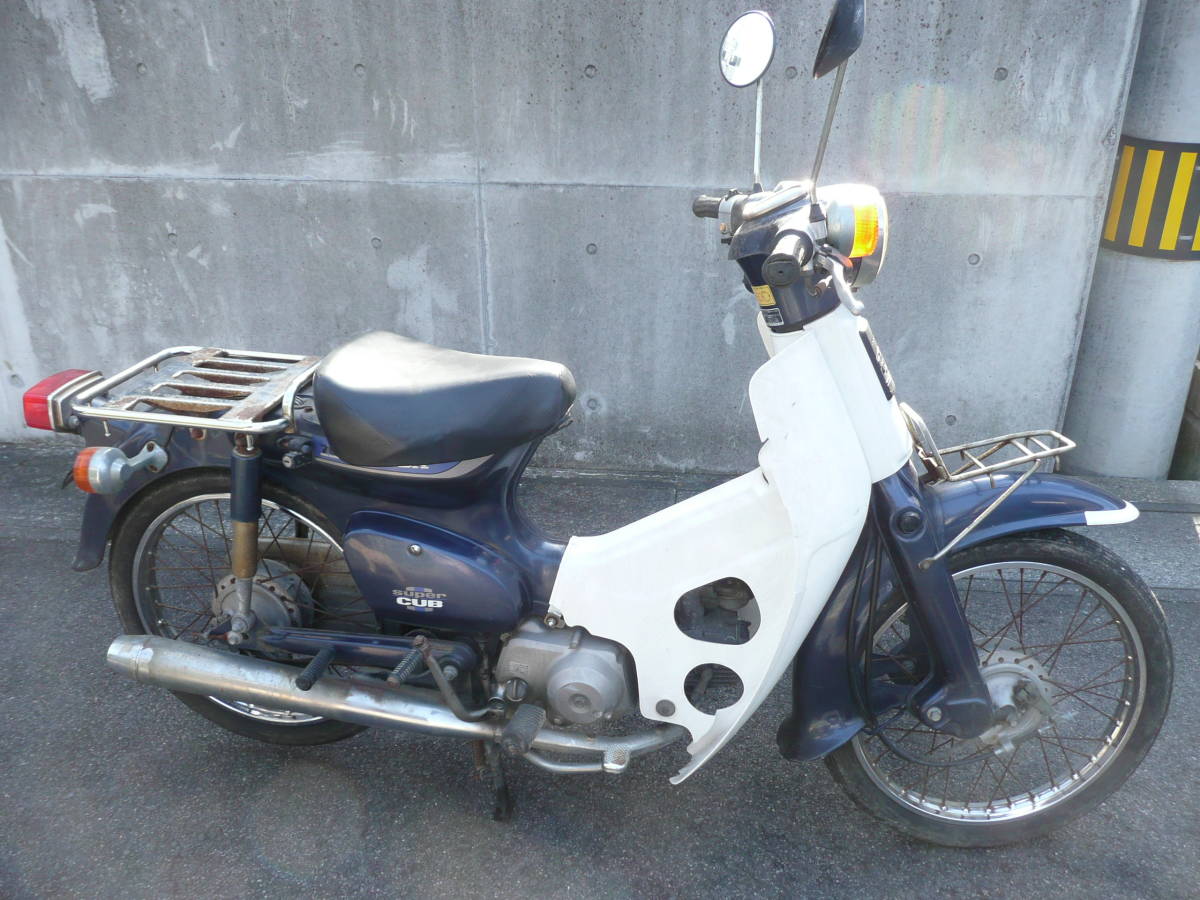 スーパーカブ70 ホンダスーパーカブ70ccジャンク部品取り走行可
