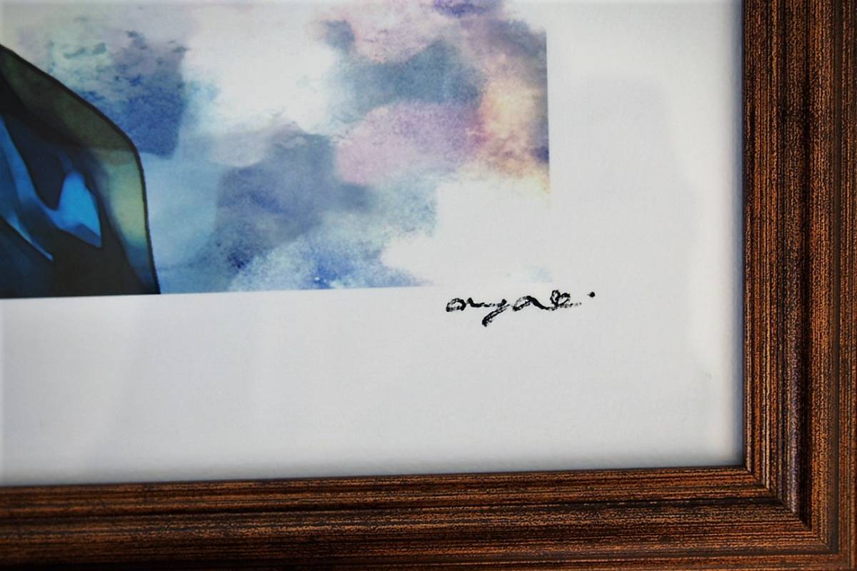 希少】複製原画/FLESH&BLOOD/彩/直筆サイン入り/額装付/Chara創刊17