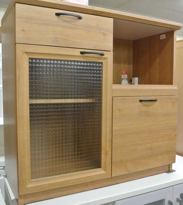 美品 ビーカンパニー コチーナ キッチンカウンター ナチュラル 