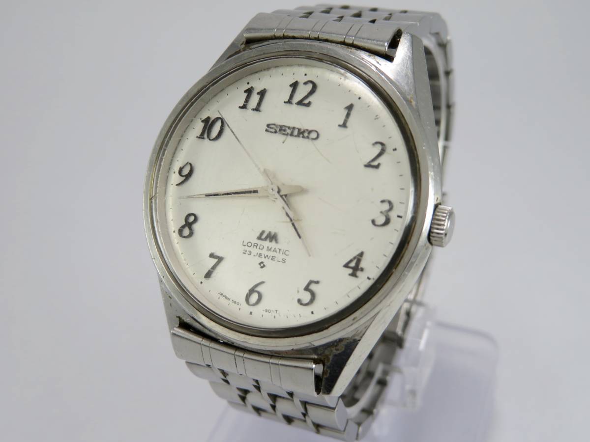 アンティーク】SEIKO セイコー/LM ロードマチック/5601-9000/絹目文字 