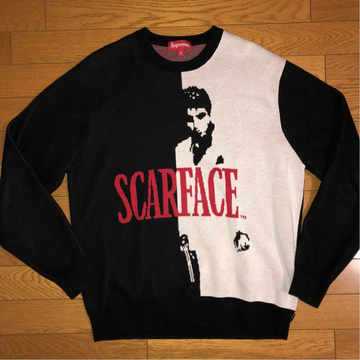 Supreme 17aw Scarface Sweater キムタク着 tシャツ Supreme x