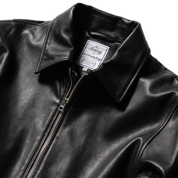 定価3.6万▽新品 B:MING ビームス BEAMS【イタリア製の羊革】 襟付き
