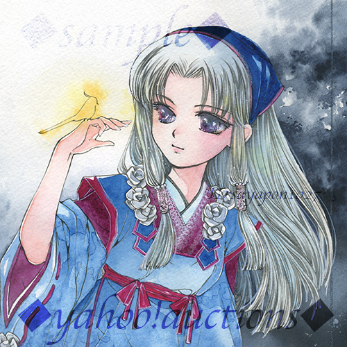 手描きイラスト 夜とカナリア オリジナル 和風 ファンタジー 手描きイラスト 売買されたオークション情報 Yahooの商品情報をアーカイブ公開 オークファン Aucfan Com