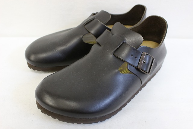 美品 BIRKENSTOCK LONDON ロンドン レザーサンダル ダークブラウン 40 美品 BIRKENSTOCK LONDON ロンドン レザーサンダル ダークブラウン 40