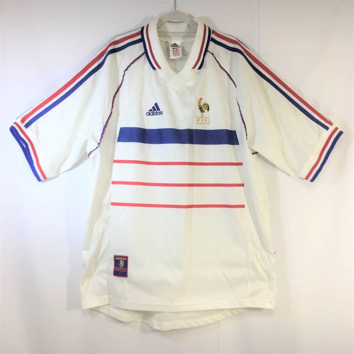 1998 フランス代表 アウェイ ユニフォーム  ヴィンテージ W杯 良品】フランス代表 1998 アウェイ ユニフォーム フランスW杯モデル