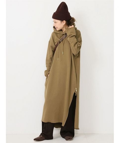 Deuxieme Classe別注 Americana サイドジップパーカー Deuxieme Classe