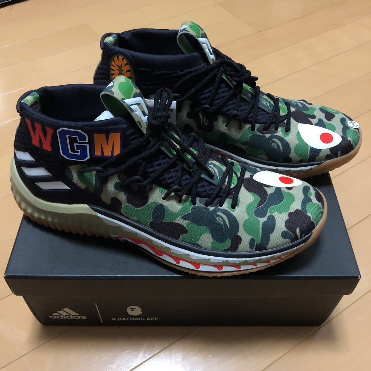 新品未使用】adidas DAME4 BAPE 26.5cm エイプ A BATHING DAME ADIDAS 