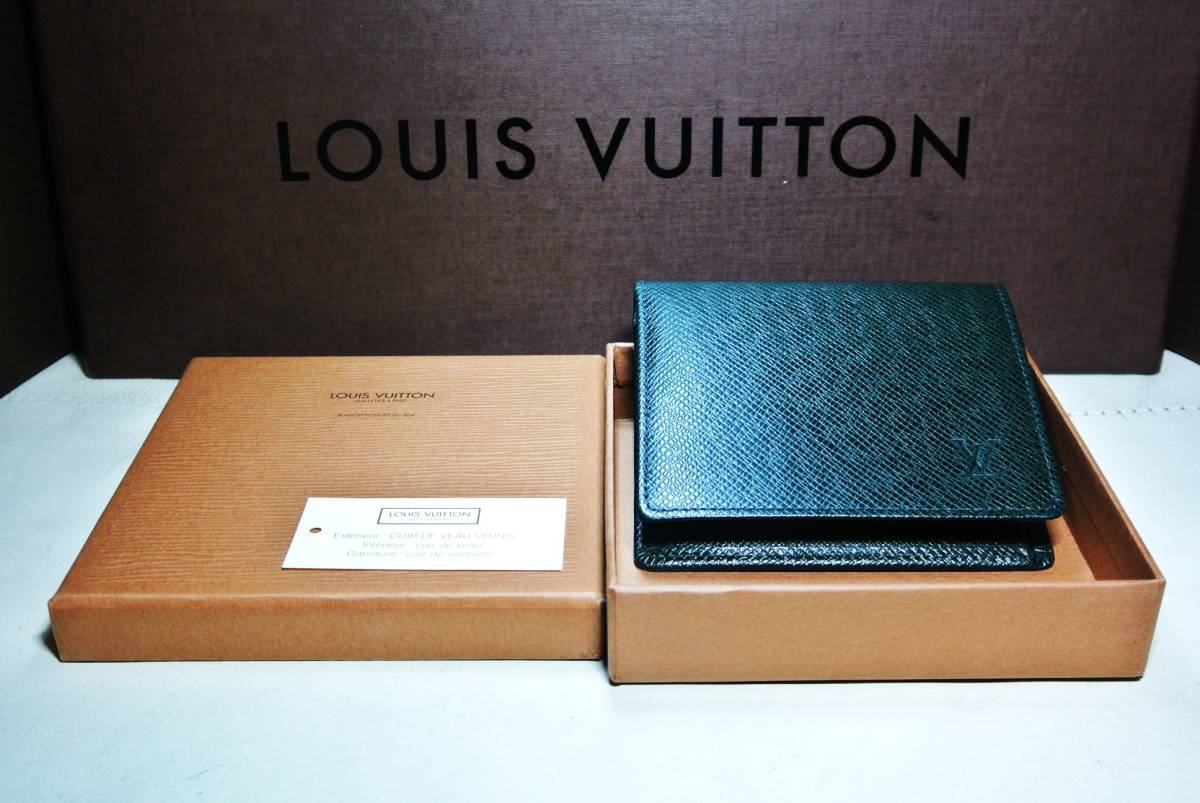 定番，人気 極 正規 LOUIS VUITTON タイガ ポルト3カルトクレディ 二つ折り財布(タイガライン)｜売買されたオークション情報、yahooの商品情報をアーカイブ公開 - オークファン 服飾小物