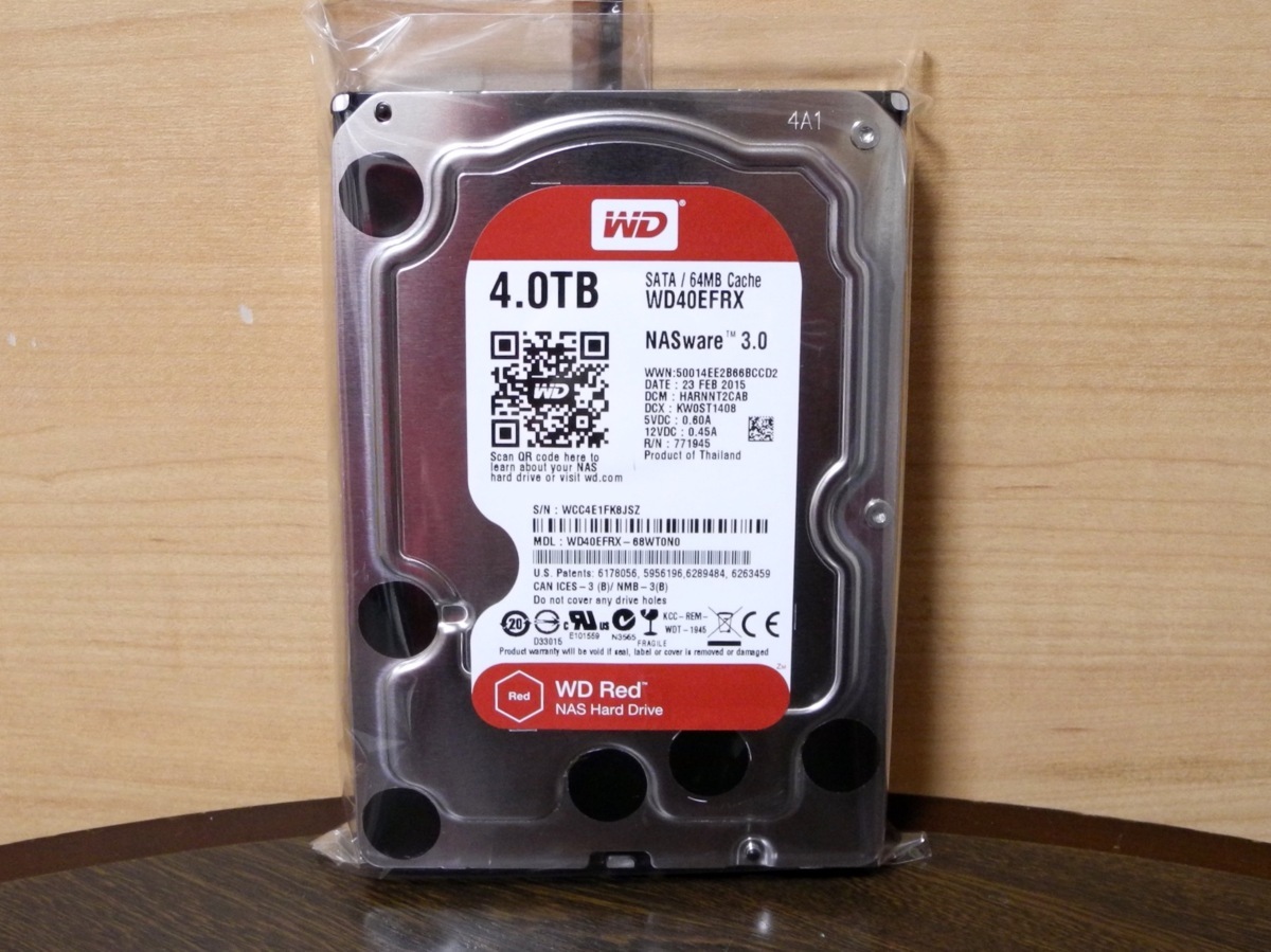全国無料，新作登場 Western Digital Red 3.5インチ 4TB HDD WD40EFRX バルク品 最後(2TB～)｜売買されたオークション情報、yahooの商品情報をアーカイブ公開 - オークファン 3.5 SerialATA