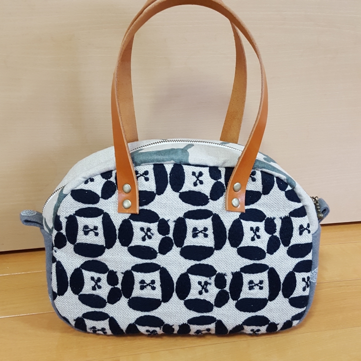 ハンドメイド〕ミナペルホネンカバさんBIGバッグ twins light