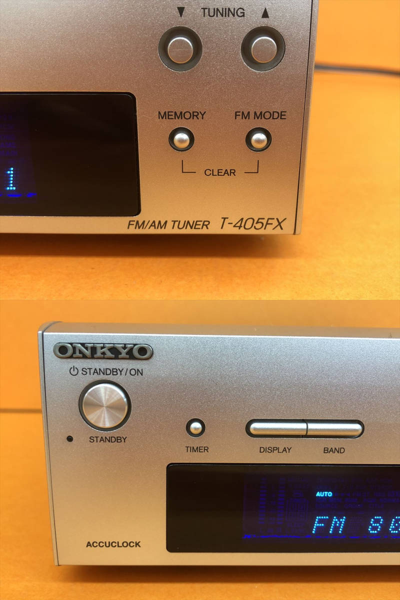 電1594-308♪ONKYO FM/AMチューナー T-405FX 【公式通販】