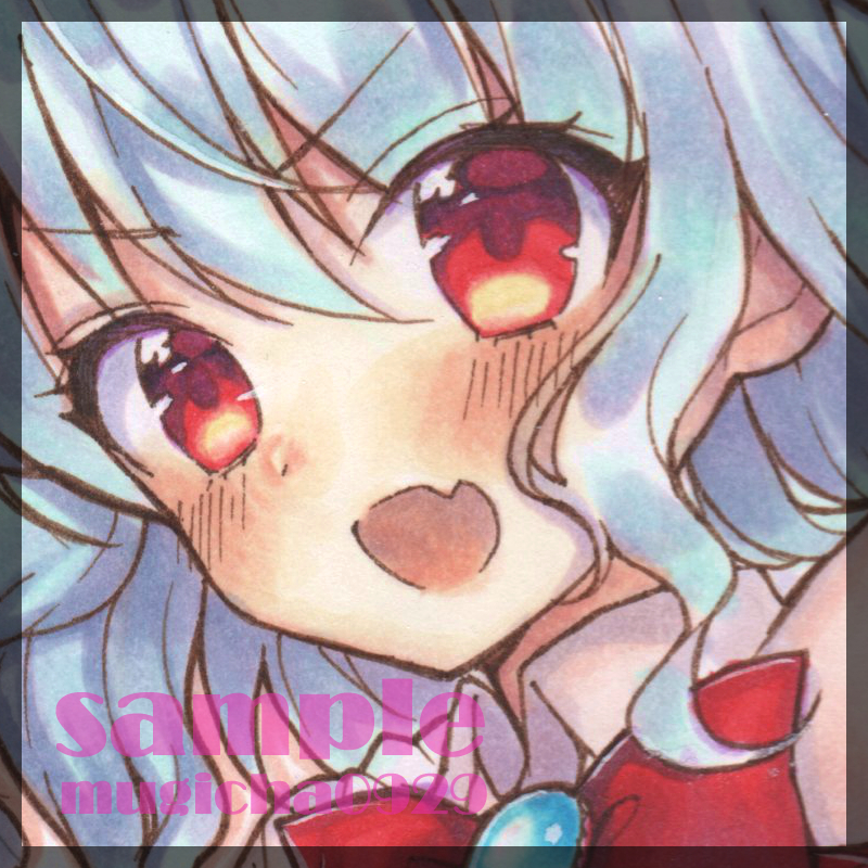 手描きイラスト 東方Project オリジナル レミリア・スカーレット