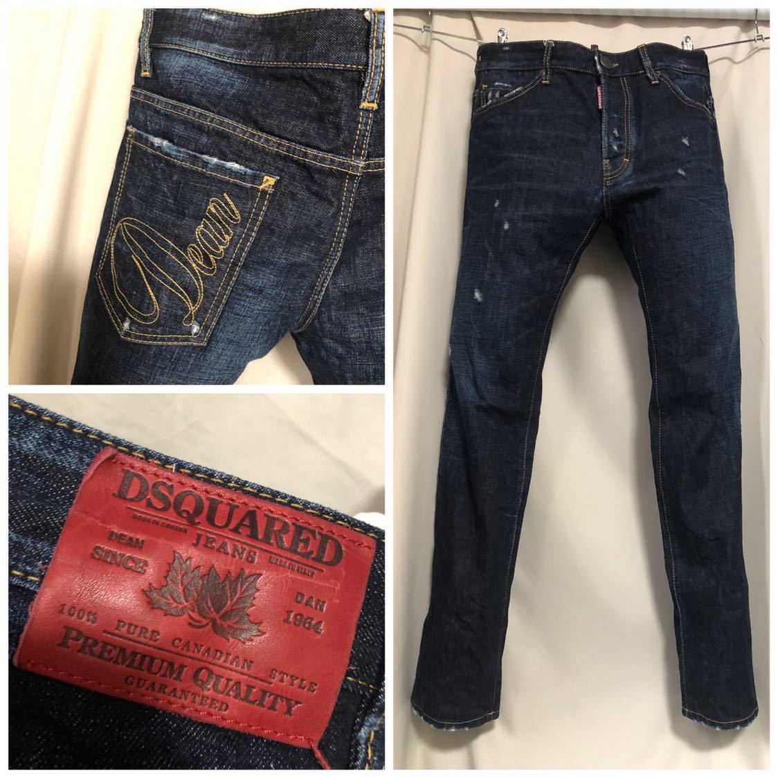 Dsquared2 ディースクエアード 刺繍デニム ジーンズ 48 L 【公式通販】