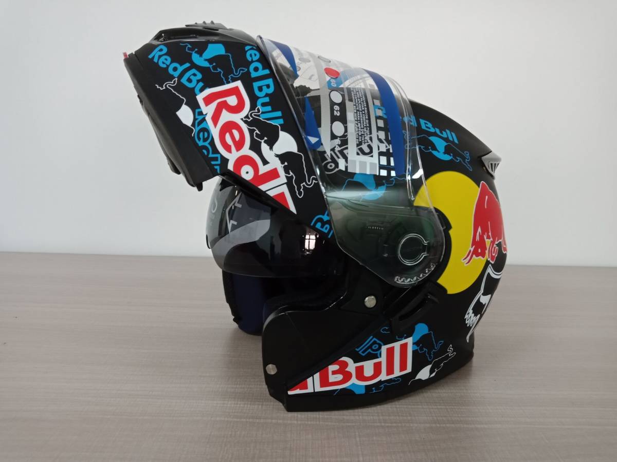 人気品 人気品 RedBull 高級レンズ内蔵ダブルレンズフリップアップ