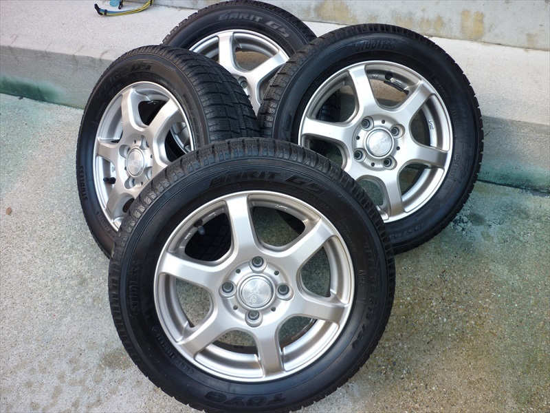 中古タイヤ 4本セット 155⁄65R13 13インチ トーヨー TOYO GARIT-G5 