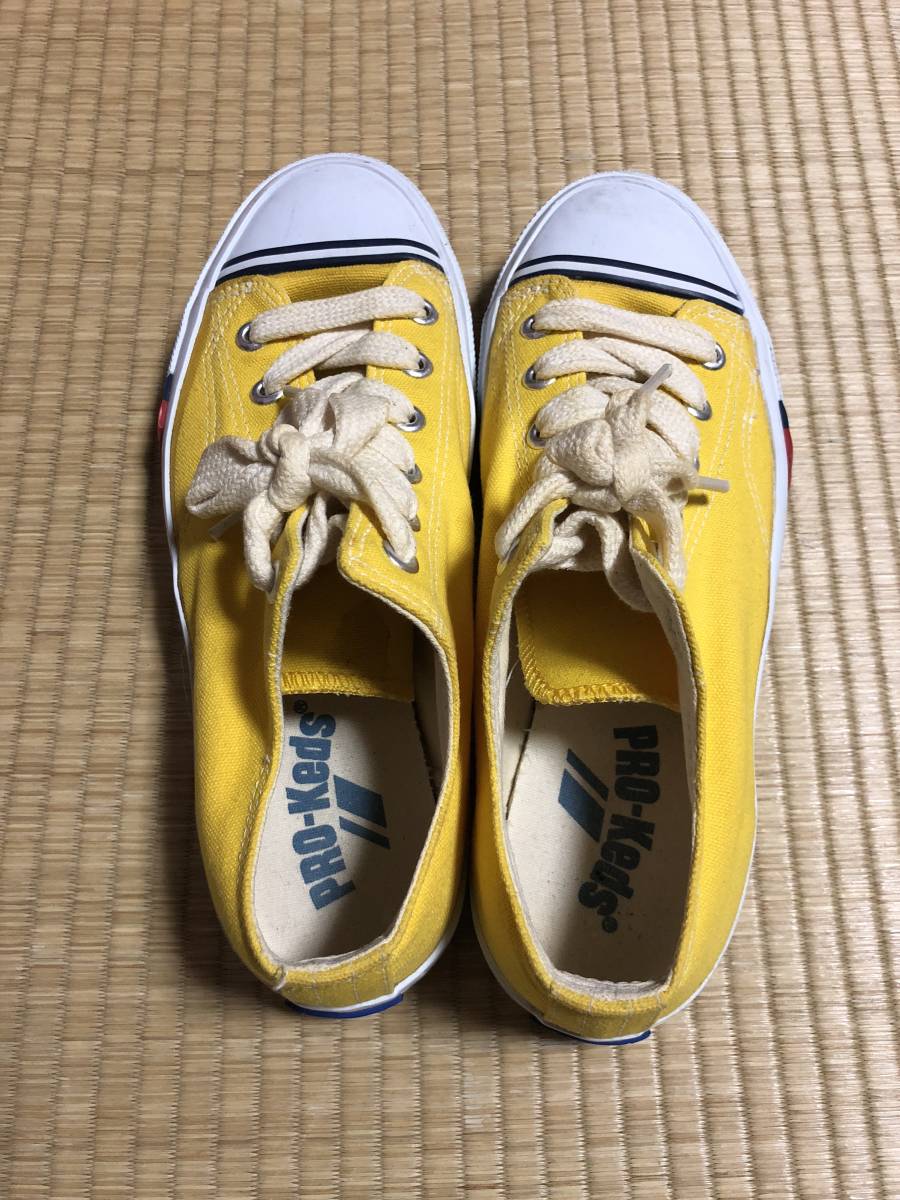 PRO-Keds プロケッズ 表記8 26.0センチ 黄色 イエロー ローカット 靴