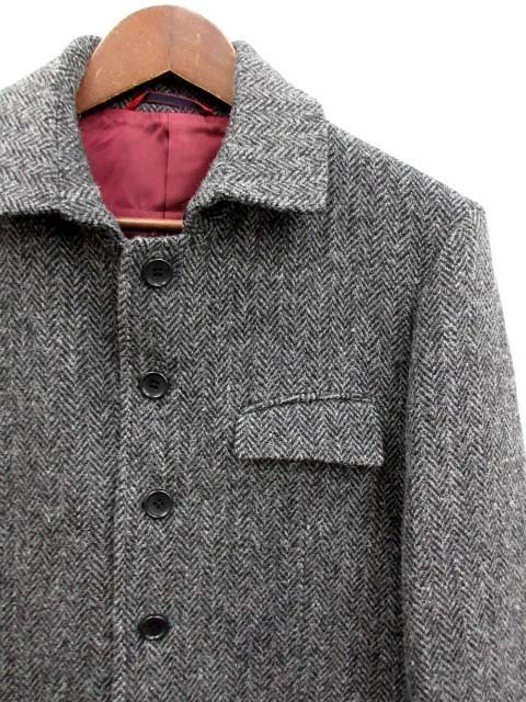 reats tailor zazous ハリスツイード ウールコート W64 50-50 100年着