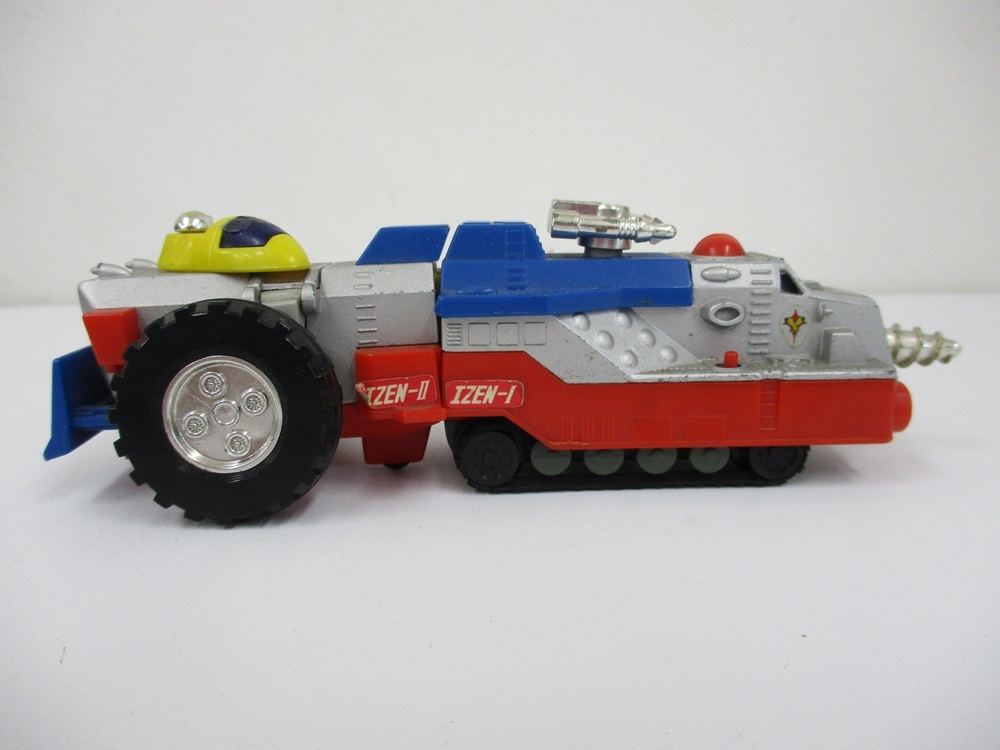 524MG 恐竜大戦争 アイゼンボーグ アイゼン1号 アイゼン2号 合体 セット★レトロ ミニカー フィギュア 円谷プロ トミー TOMY アイゼン合金 恐竜大戦争 トミー アイゼンボーグ号 Dai Kyouryuu 合体セット合金
