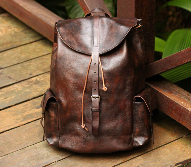 お買い得，送料無料 高質品 メンズ 鞄 リュックサック 牛革 本革 A4対応 大容量 カバン 軽量 通勤通学 トラベル 旅行 ブラウン(牛革)｜売買されたオークション情報、yahooの商品情報をアーカイブ公開 - オークファ 牛革