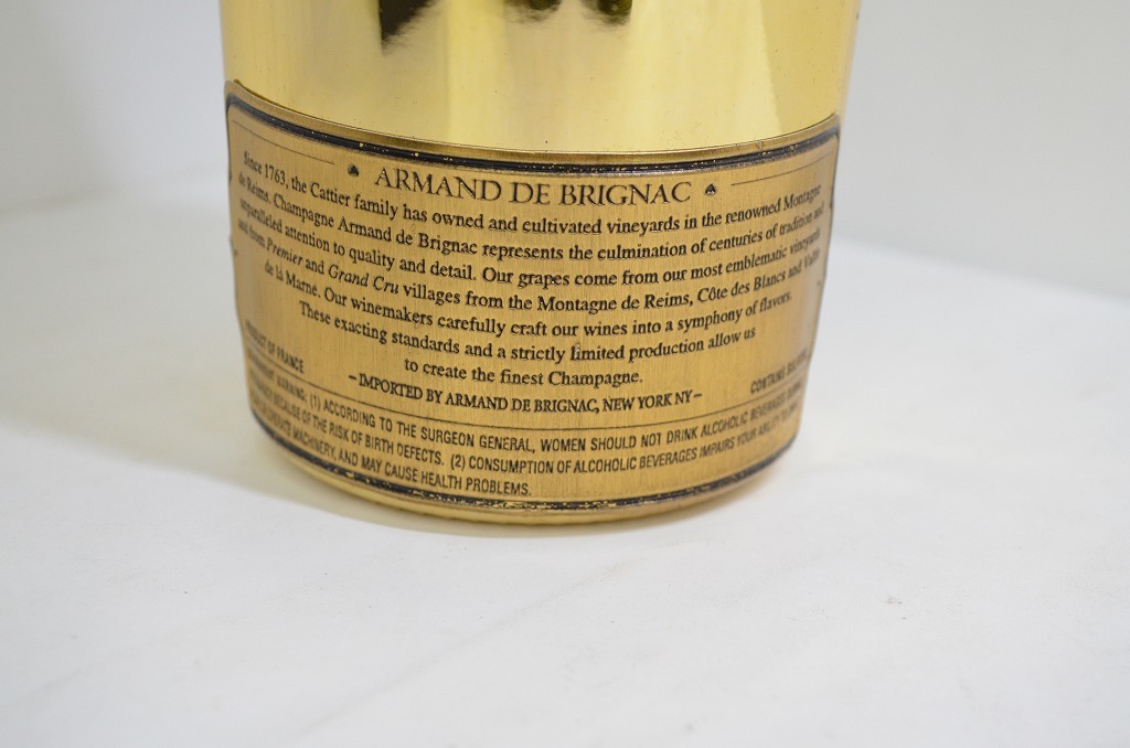 新品，お得 879 / 未開栓 アルマンドブリニャック ゴールド ARMAND DE