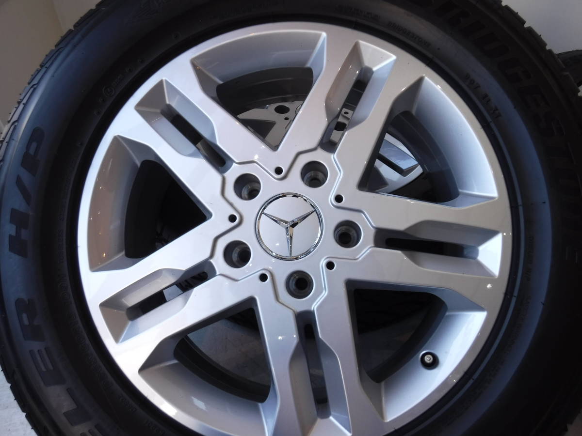 ★新車外し★送料無料★ ベンツ ゲレンデ Gクラス G350d W463 純正ホイール ブリヂストン デューラー P265/60R18 7.5J×18 4本セット！★_2