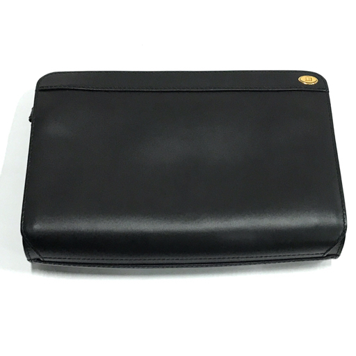 ダンヒル メンズ dunhill クラッチバッグ セカンドバッグ レザー 美品 