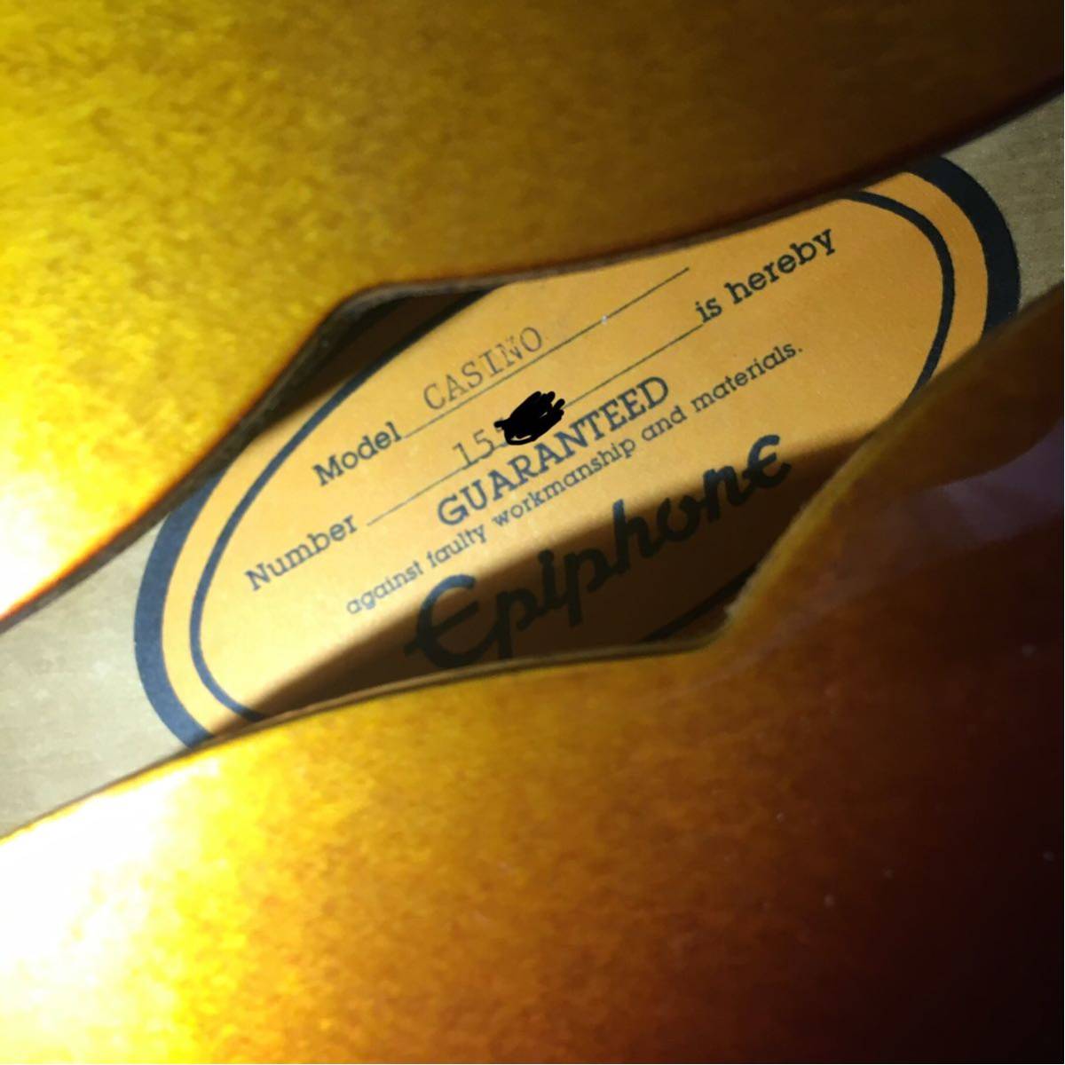 専用商品 Epiphone Casino lefty エピフォン カジノ レフティ 日本製 1991年