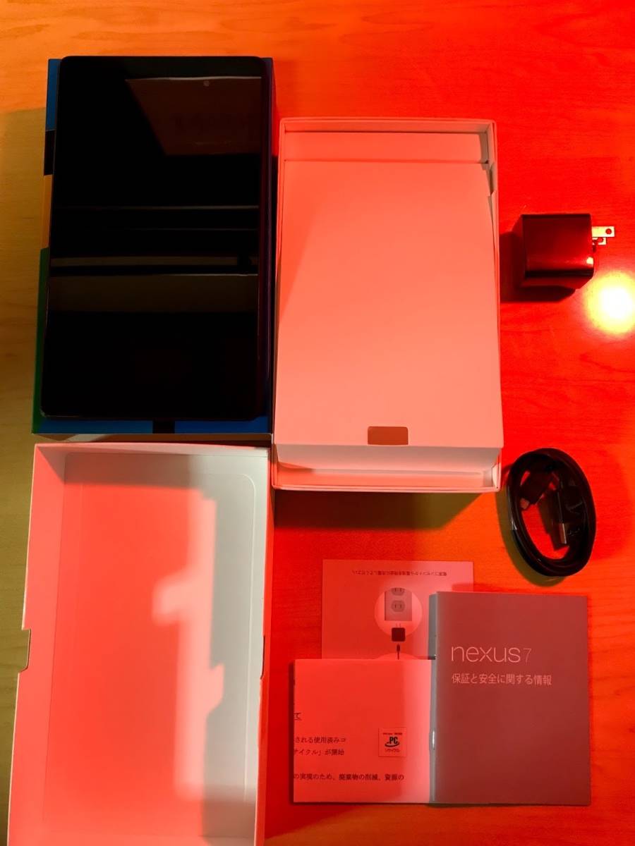 ◎ASUS　Google Nexus7 2013 Wi-Fi 16GB (ME571-16G) ブラック バンカーリング、カバー付き◎_1