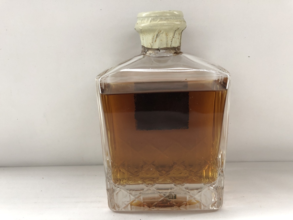 1円スタート！古酒【未開栓】SUNTORY/サントリーウイスキー　インペリアル　カガミクリスタル　替栓付き　