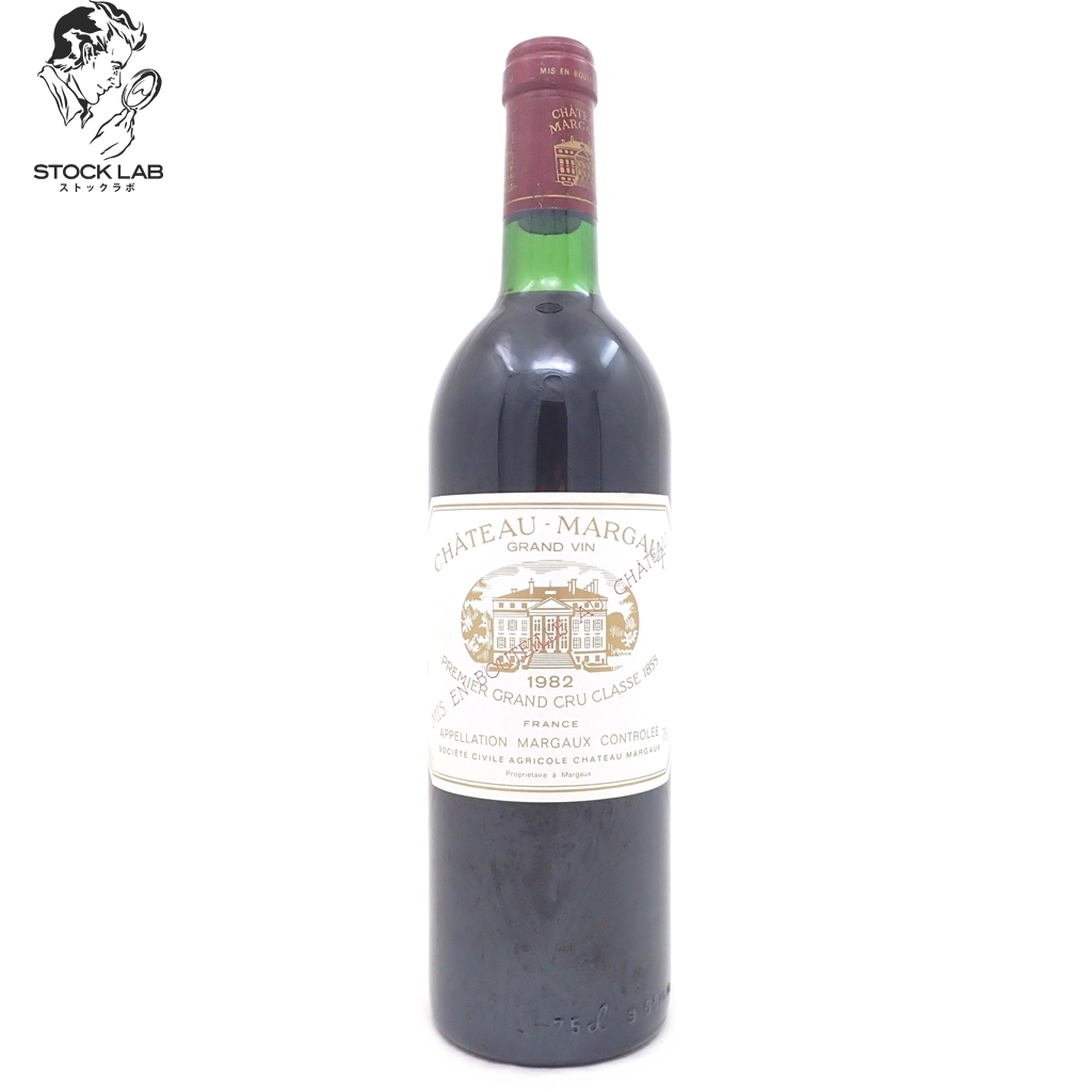未開栓☆CH.MARGAUX シャトー マルゴー 1982 750ml ,ご入札際は 【公式