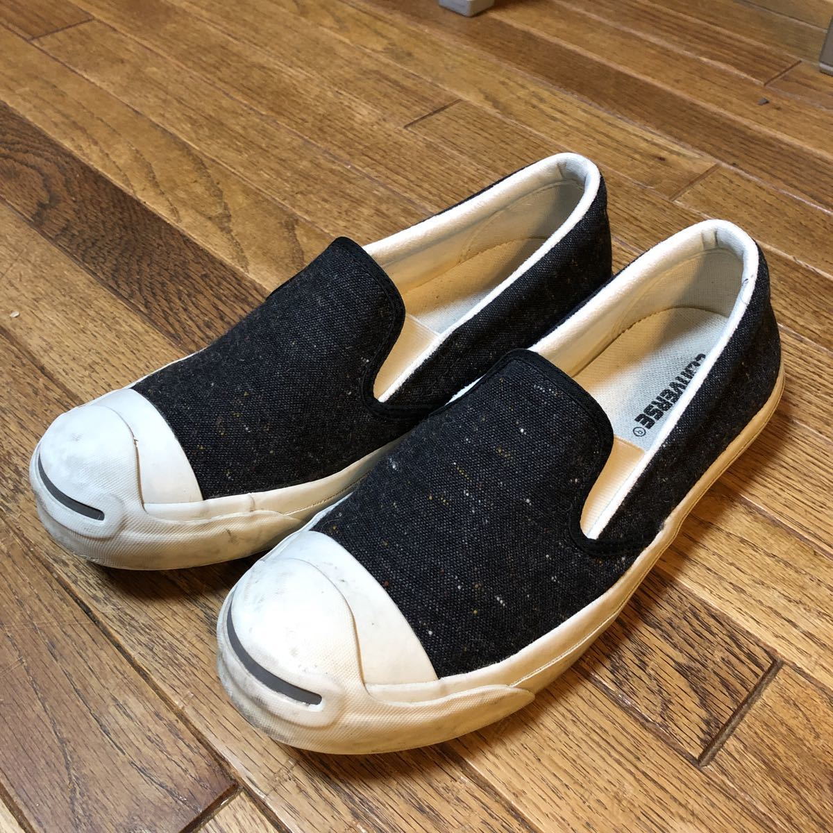 コンバース ジャックパーセル スリッポン☆US8.5/27cm☆CONVERSE JACK 