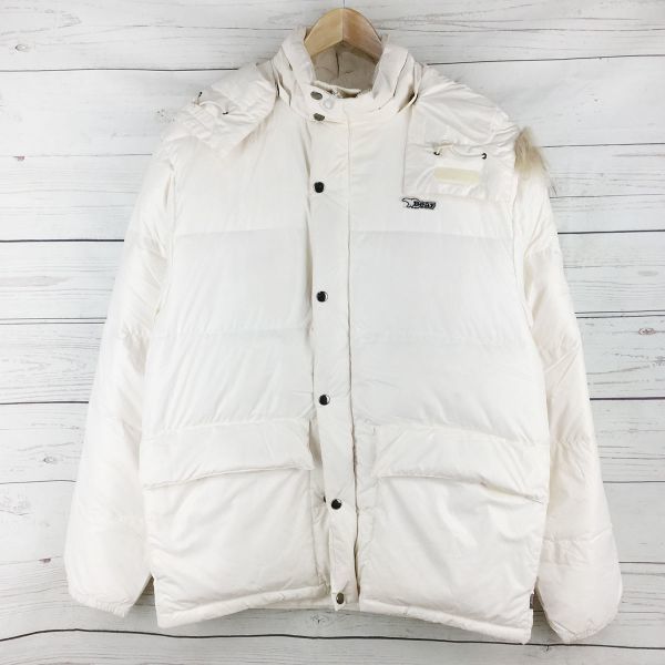 品質保証，安い USA名門 ベアー Bear フーデッドダウンジャケット/着脱可ファーフード付/フルジップ/スナップボタン 180-185cm前後/白 メンズ 3i01(XLサイズ以上)｜売買されたオークション情報、yahooの商品情報を XLサイズ以上