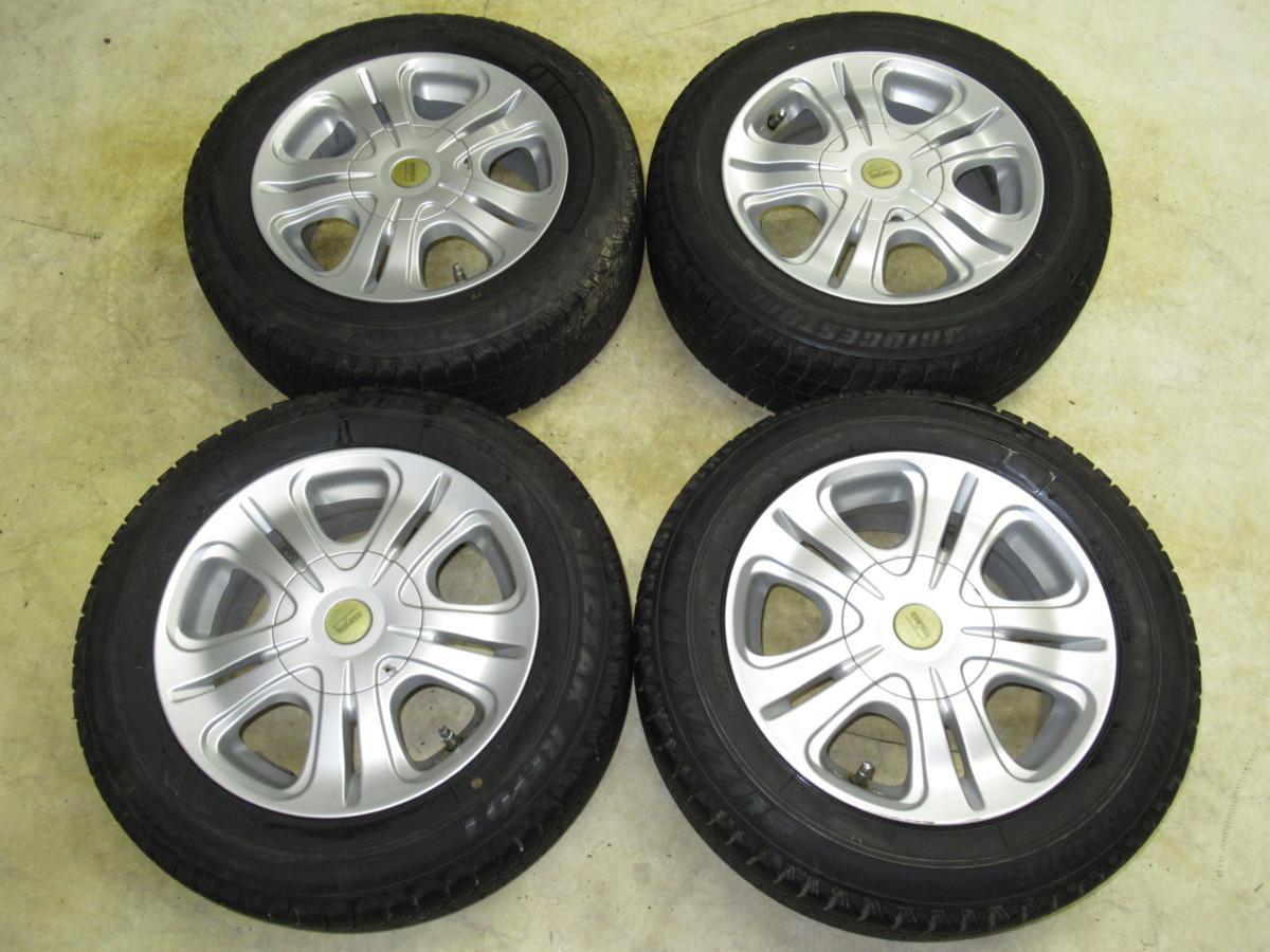 14インチ 6J 4×100 6j ホイール ウェッズ LEONIS 5本スポーク ＋38 0 