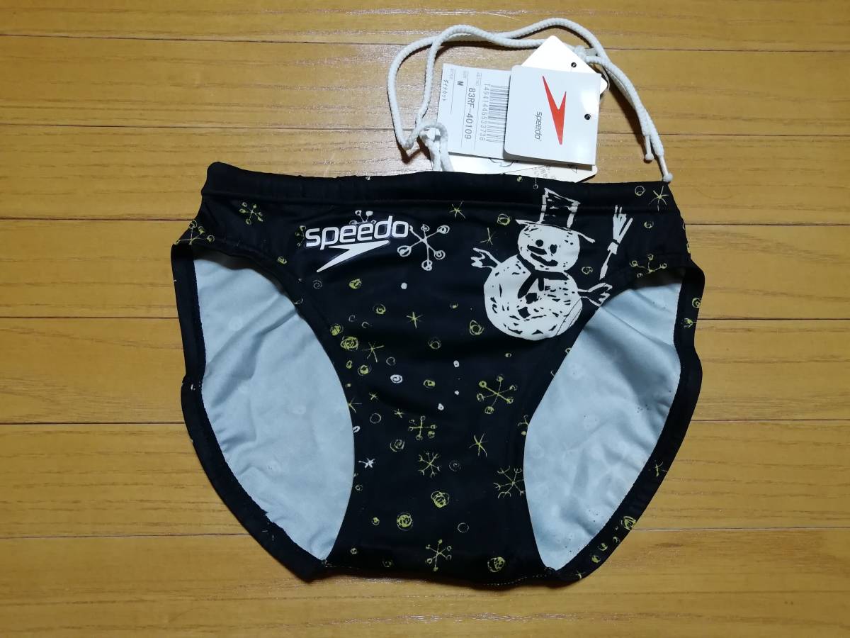 ④ SPEEDO スピード ミズノ 競泳パンツ スノーマン 水着 M 競パン 旧