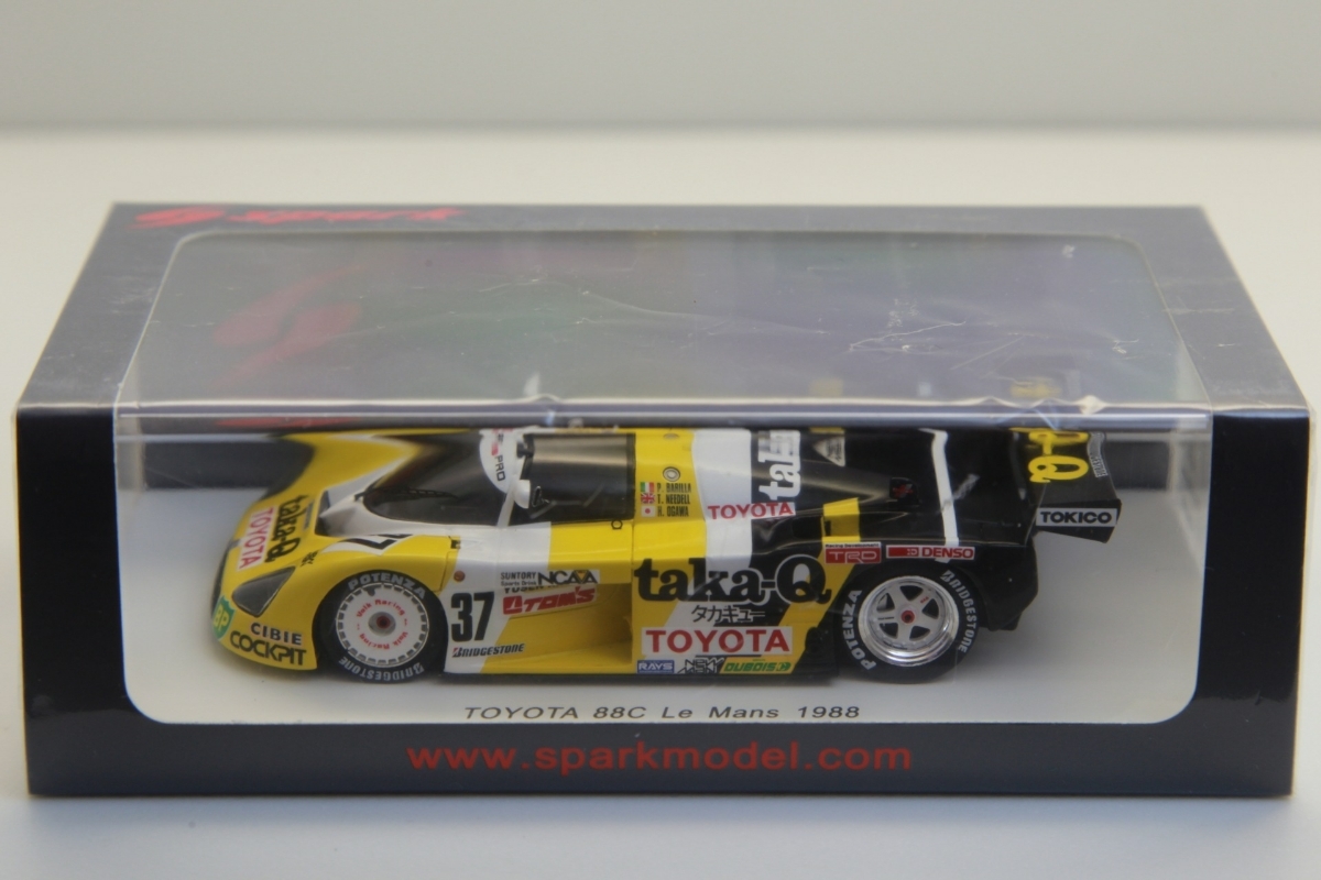 SPARK 1/43 TOYOTA 87C ルマン 1988 SPARK 1/43 TOYOTA 87C ルマン 1988 SPARK 1/ Spark 1/43トヨタ88C ルマン 1988
