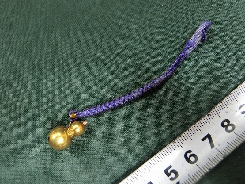 品質保証，新作 A0310 金製 K18刻印 瓢箪型金鈴 ストラップ 計1g(金製)｜売買されたオークション情報、yahooの商品情報をアーカイブ公開 - オークファン 金製