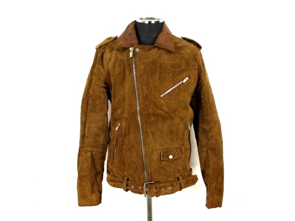 5000円以上 Zara Man ザラマン ダブル ライダース ジャケット ブラウン メンズ O 4053 男性用 売買されたオークション情報 Yahooの商品情報をアーカイブ公開 オークファン Aucfan Com