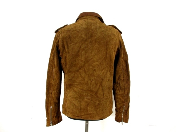 5000円以上 Zara Man ザラマン ダブル ライダース ジャケット ブラウン メンズ O 4053 男性用 売買されたオークション情報 Yahooの商品情報をアーカイブ公開 オークファン Aucfan Com