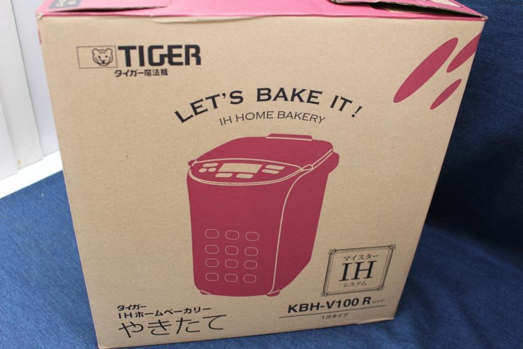 生活家電 ☆激レア TIGER タイガー KBH-V100 IH ホームベーカリー レッド