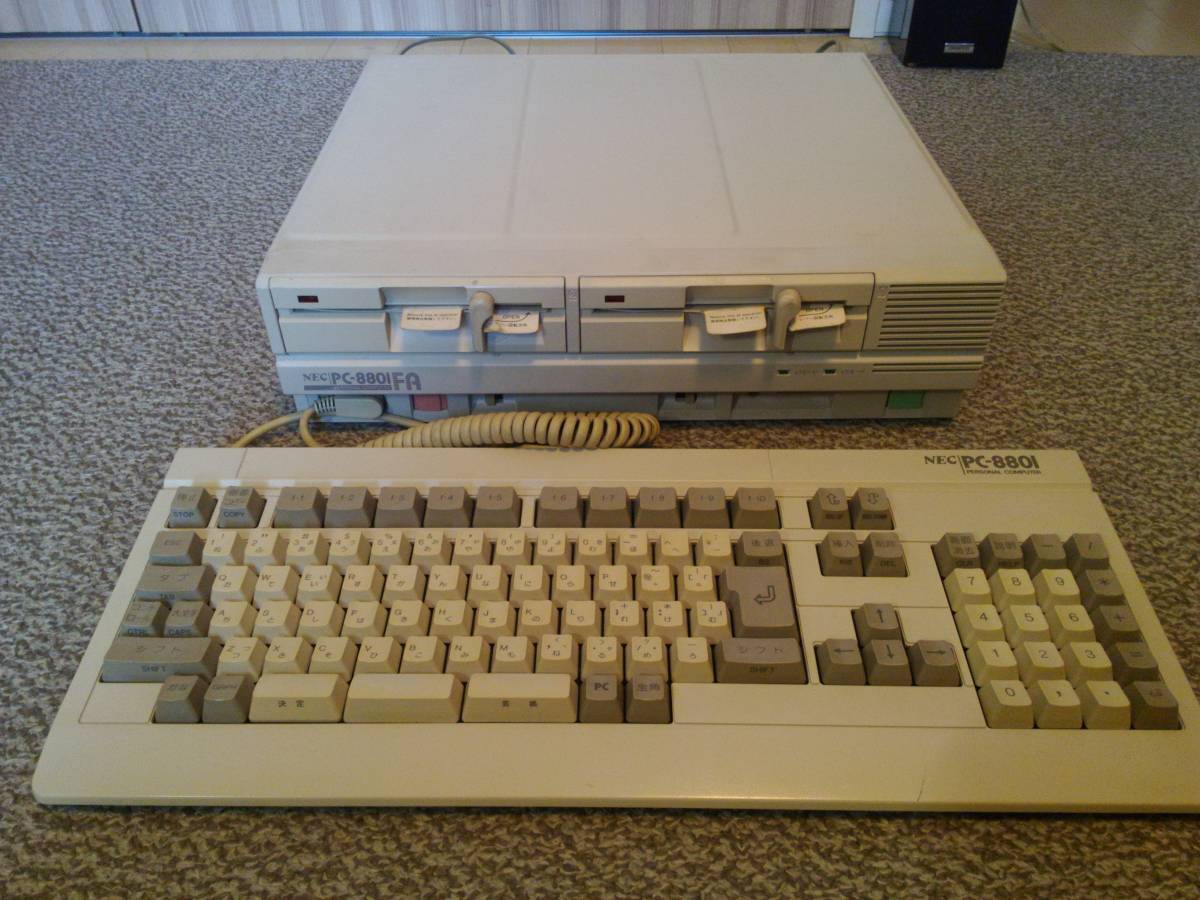 PC-8001 - NEC Retro 貴重 NEC PC-8001 NEC DATA Recorder DR-320 PC-6082